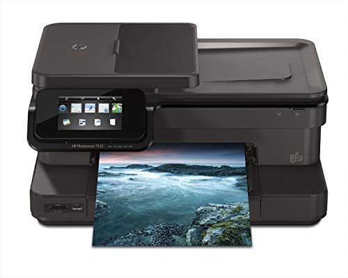 HP Photosmart 7525 e-All-in-One Inkjet Printer: 4.3" Touch Screen , Wireless, Duplex Print, Copy, Scan, Fax