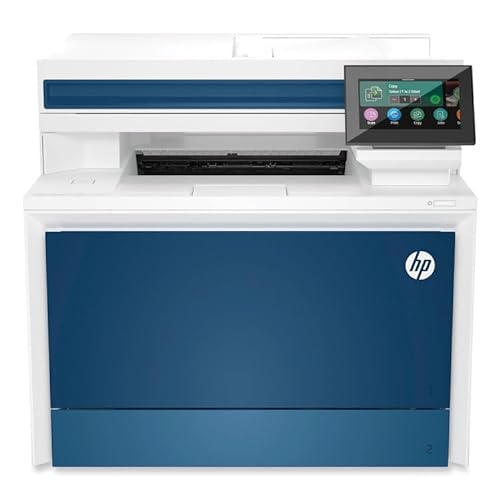 HP Color LaserJet Pro MFP 4301fdn Printer - Print, Scan, Copy, Fax, Fast Speeds, Easy Setup, Mobile Printing, Advanced Security - 16.6 x 17.1 x 15.1 in, White