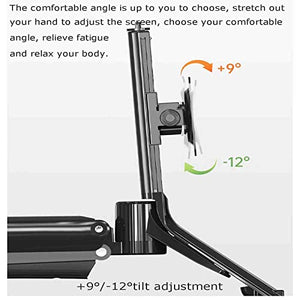 ASUMUI Lifting Single Arm Interactive Workstation Computer Monitor Stand Desk Stand