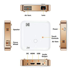 KODAK Luma 350 Portable Smart Projector | Ultra HD Rechargeable Video Projector - Android 6.0