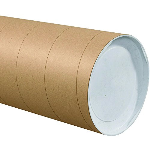 Aviditi P8072KHD Jumbo Mailing Tubes, 8" x 72", Kraft (Pack of 10)