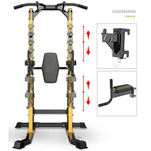 DLMPT Power Tower Parallel Bars Dip Station Adjustable Pull Up Bar Home Gym Strength Training Workout Multi Function Equipment Fitness Workout
