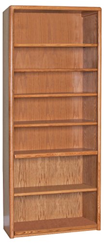 Martin Furniture Contemporary 7 Shelf Bookcase - Fully Assembled