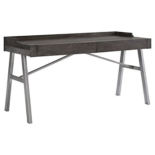 Ashley Furniture Signature Design - Raventown Home Office Desk - Contemporary - Grayish Brown Finish