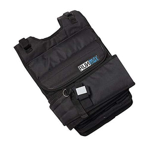 RUNFast 12lbs-140lbs Weighted Vest (With Shoulder Pads, 120lbs)