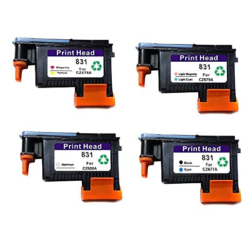 zzsbybgxfc Accessories for Printer PRTA06597 831 Print Head Replacement for HP 831 for Latex 310 330 360 Printhead CZ677A CZ678A CZ679A CZ680A - (Type: 1Set 4Pcs) (Color : 1Set 4Pcs)