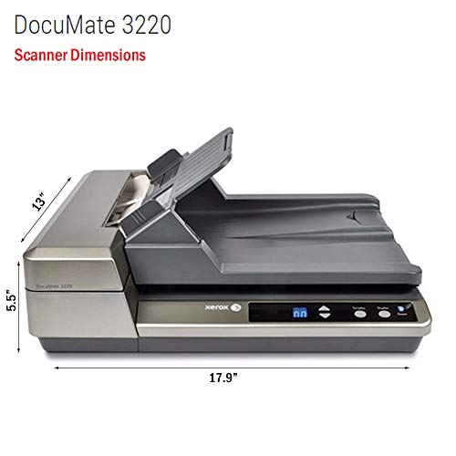 Xerox 97-0041-20U DocuMate 3220 Duplex Color Sheetfed and Flatbed Scanner