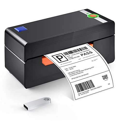 FIRINER Thermal Printer for Shipping Labels, Bluetooth Label Printer, Shipping Label Printer for Small Business, Support Windows, Android, iOS, Compatible with Amazon, Ebay, Shopify, Etsy, UPS, USPS