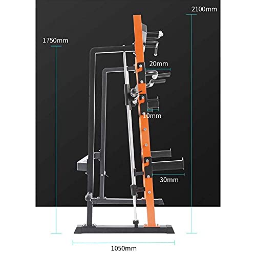 COUYY Squat Rack Weightlifting cage Barbell Bench Press Gantry Squat Rack Anti-Balance Comprehensive Training Equipment Fitness Equipment Strength Training