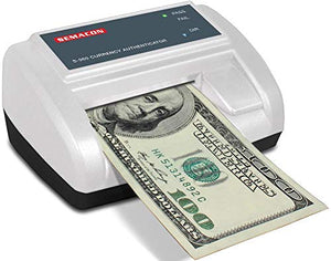 Semacon S-960 Cordless Automatic Currency Authenticator/Counterfeit Detector, All USD Banknotes Currency Types, Processing Speed Less Than 0.75 Seconds, Pinpoints Counterfeit Suspect US Banknotes