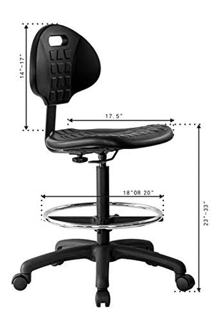 Chair Master Drafting Stool - ESD Anti Static Ergonomic Polyurethane Chair