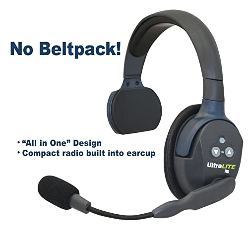 HogoR Eartec UL5S Wireless Microphone Headset Communication System - 5 Users