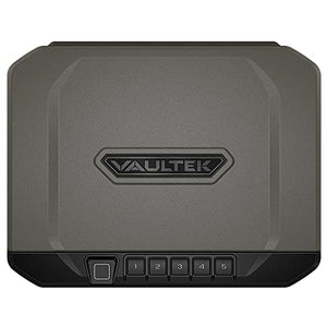 VAULTEK VS20i Biometric Handgun Bluetooth Smart Safe Pistol Safe with Auto-Open Lid and Rechargeable Battery (Sandstone)
