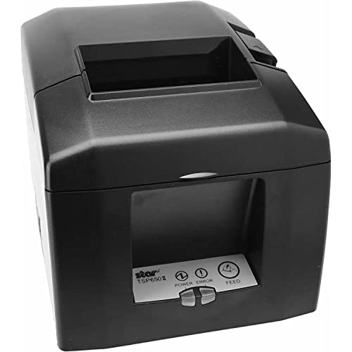 Star Micronics TSP654II Ethernet Thermal Receipt Printer - Gray, 203 dpi, 3.15" Print Width, Auto Cutter