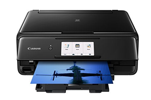 Canon TS8120 Wireless All-In-One Printer with Scanner and Copier: Mobile and Tablet Printing, with Airprint(TM) and Google Cloud Print compatible, Black