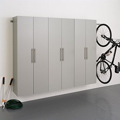 Prepac, Gray, Satin Nickel