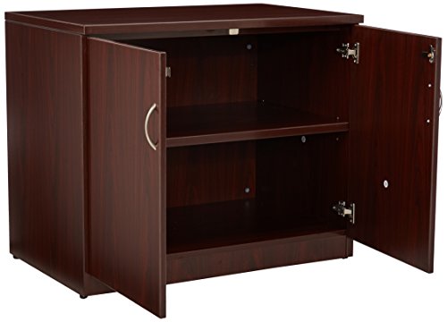 Lorell LLR69612 Essentials Series Bookshelf, Mahogany