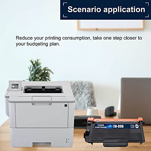 (6-PK,Black) TN-890 Ultra High Yield Compatible Toner Cartridge Replacement for Brother TN890 HL-L6250DW L6400DW L6400DWT MFC-L6750DW L6900DW Printer Toner Cartridge, Sold by NEODAYNET.