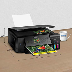 Epson Expression Premium ET-7700 EcoTank Wireless 5-Color All-in-One Supertank Printer with Scanner, Copier and Ethernet