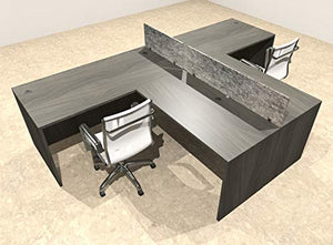 Two Person Modern Accoustic Divider Office Workstation Desk Set, OT-SUL-SPRG75
