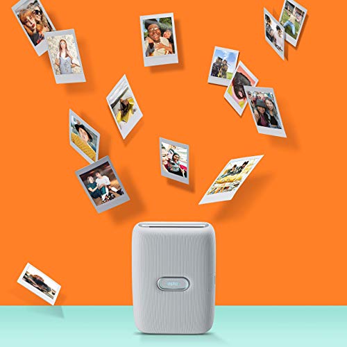 Fujifilm Instax Mini Link Smartphone Printer - Ash White (Renewed)