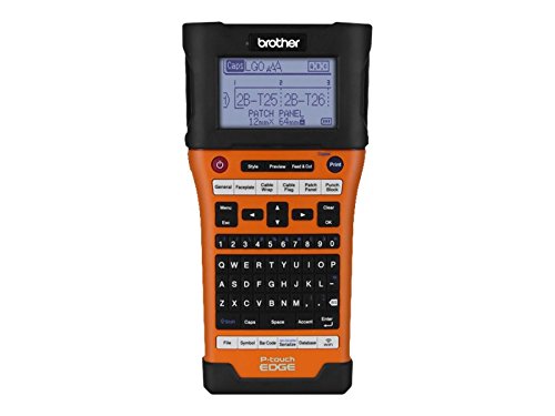 Brother P-Touch-E550W  Hand-Held Labeler (UX0987),Black/orange
