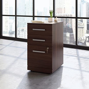 Sauder OfficeWorks 3 Drawer Mobile File Cabinet, Noble Elm, 15.55" x 19.45" x 28.43