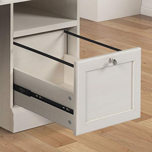 62" Executive Desk with Drawers & Cabinet,Office Computer Desk,Writing Study Table,PC Laptop Table,Modern Study Workstation for Home Office & Den,White