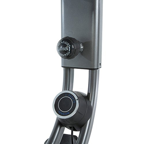Exerpeutic ExerWorK 1000 Fully Adjustable Desk Folding Exercise Bike with Pulse