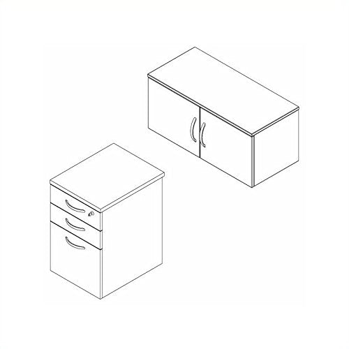 Bush Business Furniture Office in an Hour Storage and Accessory Kit