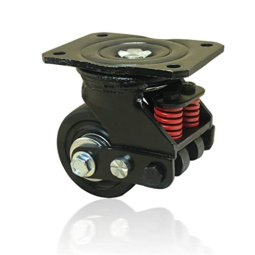ERBRA 3inch Silent Damping Universal Wheel with Spring Anti-Seismic Caster 8Pcs