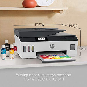 HP Smart -Tank Plus 651 Wireless All-in-One Ink -Tank Printer | up to 2 Years of Ink in Bottles | Auto Document Feeder | Mobile Print, Scan, Copy (7XV38A)