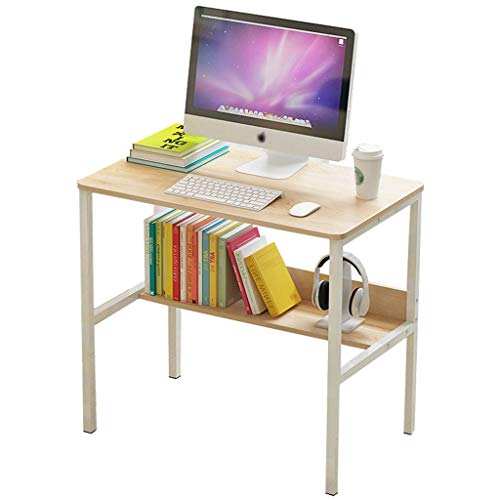 LICHUAN Folding Table Computer Desk- Desktop Home Simple Desk Computer Desk Study Writing Table Office Desk Workstation for Home Office Folding Table Desk