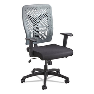 Safco Products 5085CH Voice Plastic Back Task Chair, Charcoal