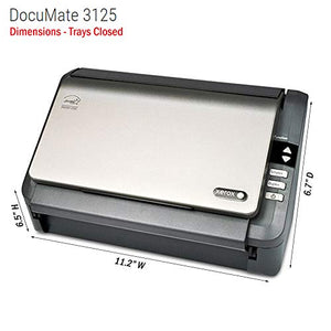 Xerox DocuMate 3125 Duplex Scanner with Document Feeder for PC and Mac