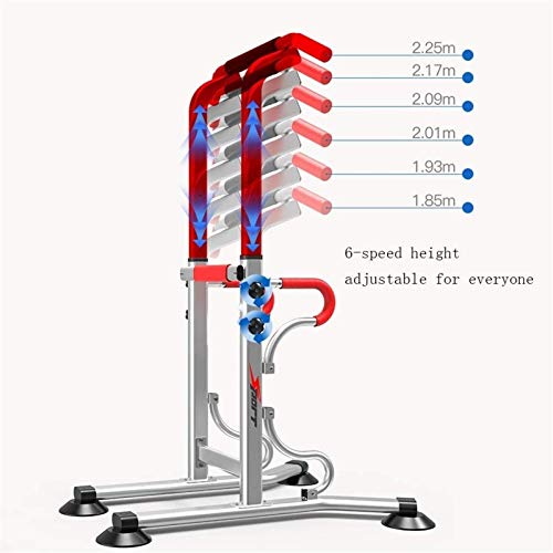 ZLQBHJ Pull Up & Dip Stand Power Tower,Home Gym Height Adjustable Multi-Function Fitness Strength Training Equipment Exercise Workout Station