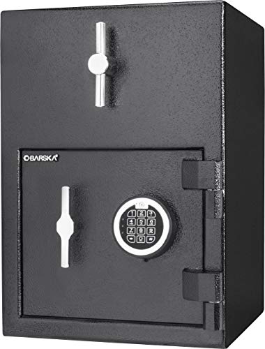 Barska AX13308 Rotary Hopper Digital Keypad Depository Drop Safe 1.15 Cubic Ft