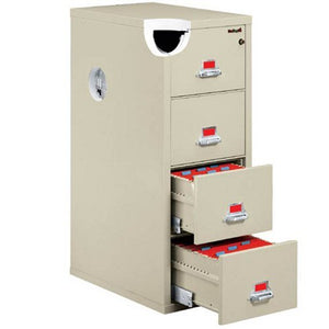 Fire King Fireproof Three Drawer Vertical File Legal Size Sand
