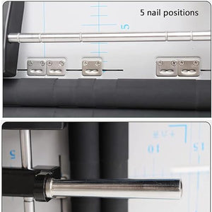 WIKINK Electric Paper Book Stapler Creaser - A3 A4 Saddle Stitch Flat-Clinch Automatic Binding Machine Folder Creasing - 5 Nail Positions