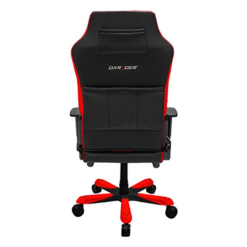 DXRacer OH/CE120/NR Classic Series Black and Red Gaming Chair - Includes 1 Free Cushion