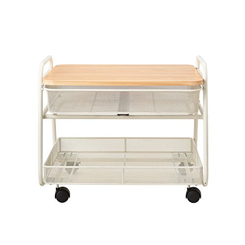 Safco Products Onyx Under-Desk Mobile Machine Stand White, 21"W x 16"D x 17.5"H