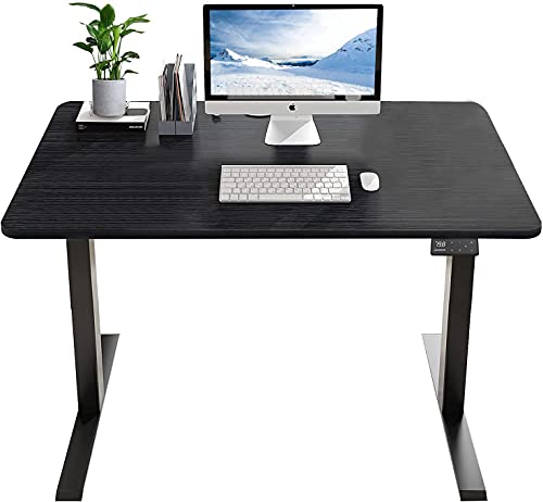 MAIDeSITe Electric Height Adjustable Standing Desk，48X24 Inches Sit Stand Table，Home Office Stand up Workstation with 4 Memory Controller