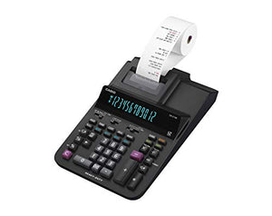 Casio DR-210R Printing Calculator, Black, Large Display - 4.4"x8.4"x15