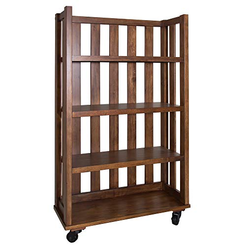 Liberty Furniture 411-HO201 Arlington House Home Office Open Bookcase, 37" x 15" x 60", Cobblestone Brown