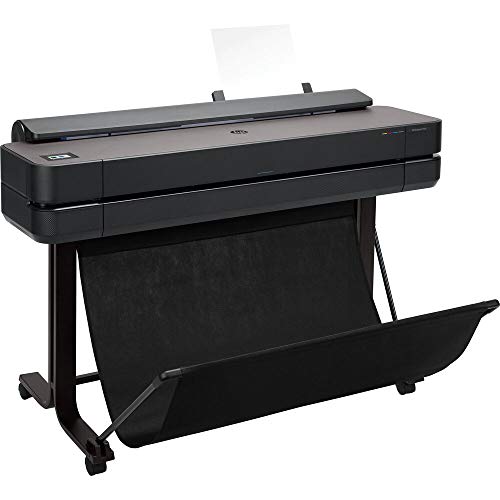 Hewlett Packard DesignJet T650 36" Large Format Plotter Printer (5HB10A) + Surge Protector + Printer Cable + Cat5e Ethernet Cable + Deluxe Cleaning Set + Cable Ties - Advanced Bundle