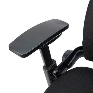 Crandall Office Furniture Steelcase Leap V2 Office Chair (Black Fabric) - Remanufactured - 12-Year Warranty