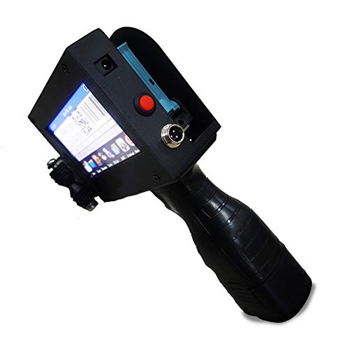 HeatSign HS-PT01 Portable Handheld Inkjet Printer - Gun Type, Intelligent Coding with LED Display for Number, Date, Text, Barcode, Logo