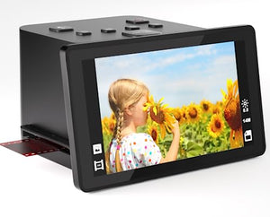 Eyesen Digital Film Scanner with 5" LCD Screen - Convert Negatives & Slides to 22MP JPEGs