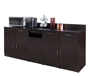Coffee Break Lunch Room Furniture Fully Assembled"Ready-to-Use" 3pc Group BREAKTIME Model 2724 - Elegant Espresso Color Instantly Create Your New Coffee Break Lunch Room!!!