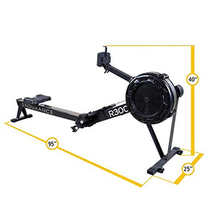 Body-Solid R300 Endurance Rower for Total Body Workout, Home and Commercial Gym
